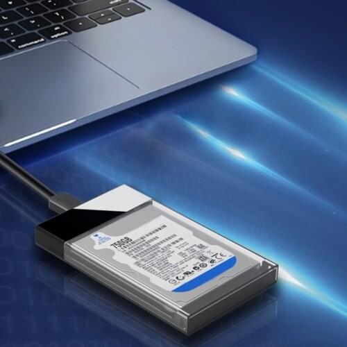 2.5 Inch USB 3.0 SSD Hard Drive Disk Box High Speed External HDD Enclosure Case