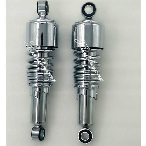 10.5" INCH 267mm SHOCK ABSORBERS chrome Motorcycle Rear Suspension For Harley Davidson XL883 HONDA YMAHA SUZUKI Kawasaki silver