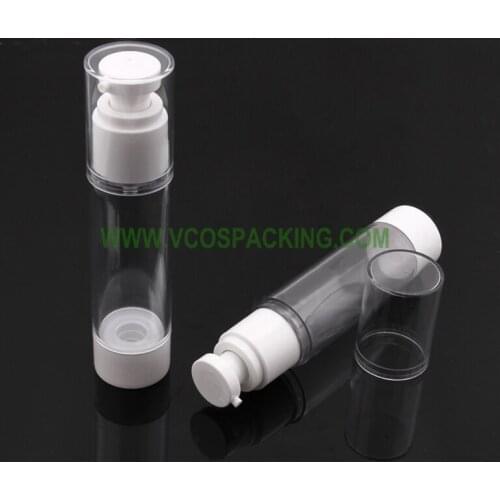 Free shipping 30pcs/lot 50ml airless pump bottle lotion bottle cosmetic packing essence bottle