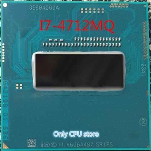 Free shipping Laptop CPU i7-4712MQ I7 4712MQ SR1PS 2.3-3.3G 37W scrattered pieces