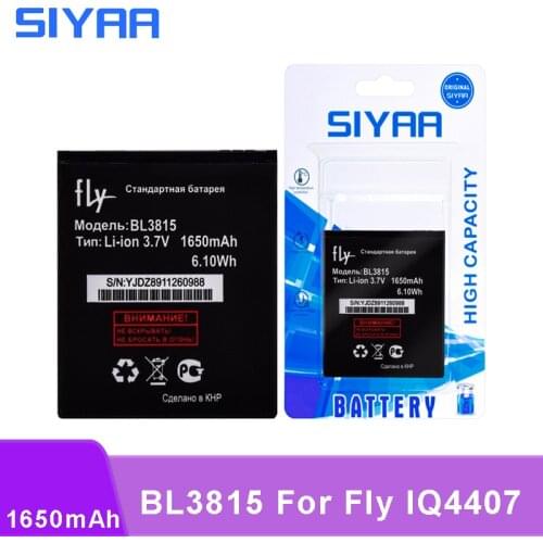 BL3815 BL 3815 Battery For Fly IQ4407 IQ 4407 Mobile Phone Bateria High Capacity 1650mAh Replacement Batteries Retail Package