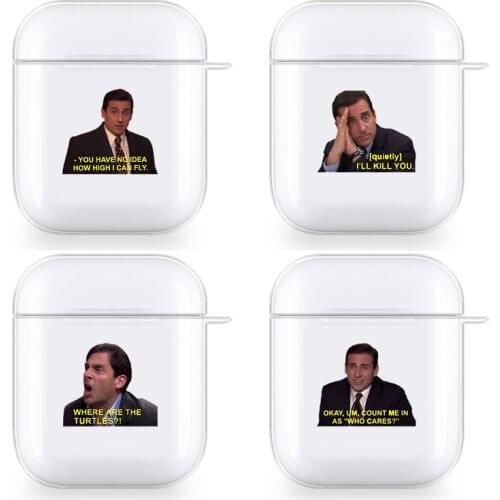 Michael Scott Quotes The Office Soft TPU Case For Apple Airpods 1/2 Protective Cases Bluetooth Wireless Earphone Cover