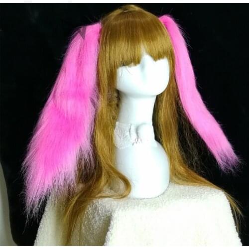 Black Day New Rabbit Ears Headwear Hairhoop Hairpin Stage Performance Prop For Cosplay Christmas Holiday Pink While Custom Made