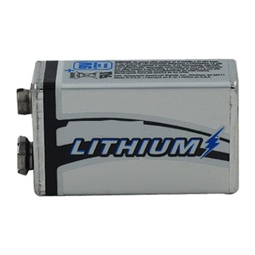 2PCS R9VL Smoke Detector Utility Meter Garage Door Opener Battery E522 LA522 9V Lithium Battery for RAYOVAC made in USA