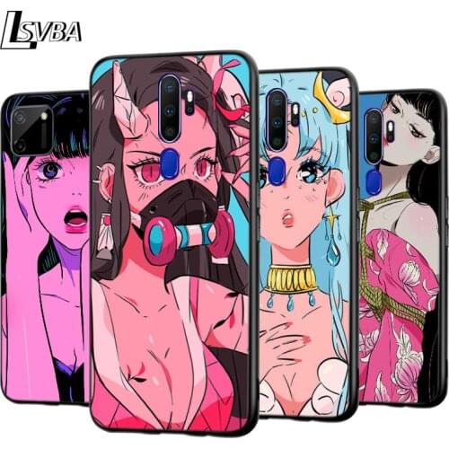 Anime Aesthetic Girl For OPPO A5 A9 A7 A11X A1K A12 A12E A31 A32 A53 A53S A72 A73 A93 AX7 Pro 2020 2018 5G Phone Case