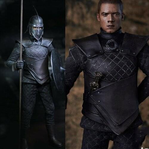 For Collection 1/6 Scale AF25 Male Solider Grey Worm Unsullied Anderson Full Set Action Figure Model for Fans Gifts