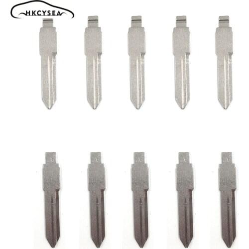 HKCYSEA 10 pcs/lot Metal Blank Uncut Flip KD Remote Key Blade Type #26 for Buick Key Blade NO. 26