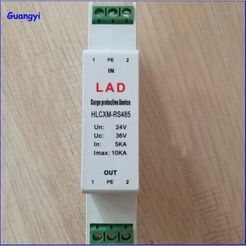 PLC Control Signal Lightning Arrester 4-20mA Analog Signal Lightning Arrester 24V Fire Alarm Switch Quantity