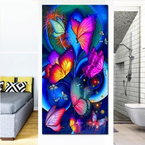 Coloful Butterfly diamond painting full square round drill diamond mosaic 5d embroidery diamond cross stitch Verticval P92