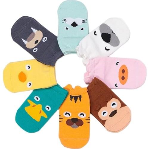 Spring Autumn Cute Baby Socks Infant Socks For Girls Boys Cotton Meias Newborns Toddler Anti-Slip Socks Indoor Wear Sokken