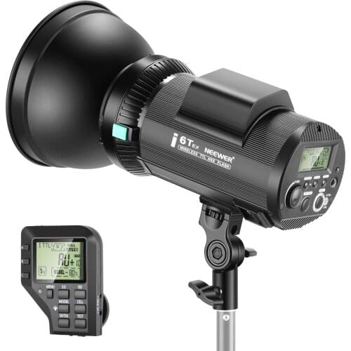 Neewer i6T EX 600W 2.4G TTL Studio Strobe 1/8000 HSS Flash Monolight Compatible with Nikon，Wireless Trigger/Modeling Lamp/Recycl