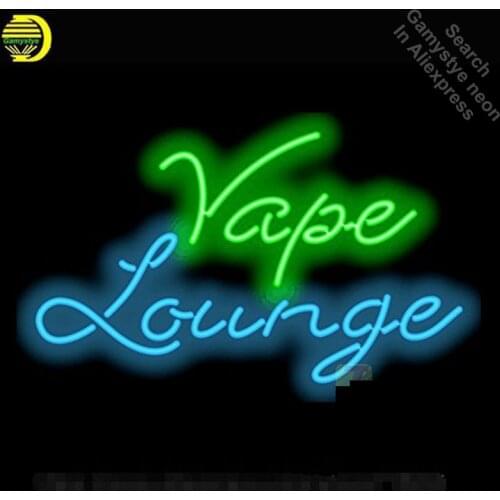 Neon Sign for Vape Lounge Neon Bulbs sign handcraft Glass tubes Decorate Beer Wall Room signs made to order