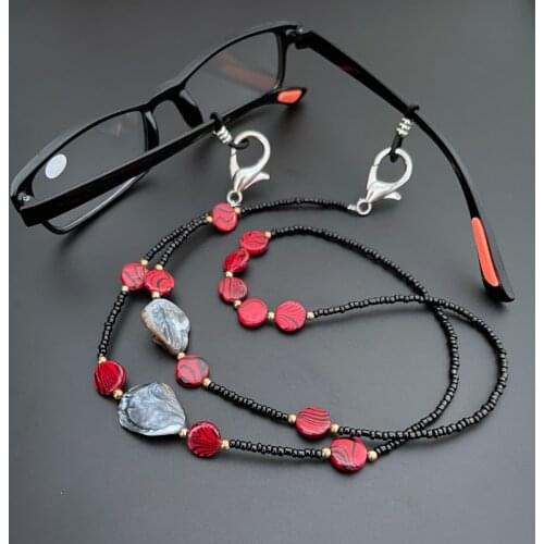 Shell Glasses chain Newest Popular Reading Glasses Chain chic Shell Beads Women Lanyard Holder Strap Sunglasses Masks rope