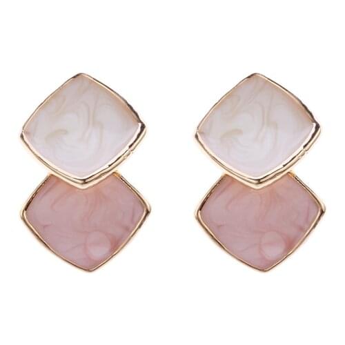 Wholesale New Arrive Earrings For Women Brinco Oil Drip Fashion Jewelry Accessories Stud Earrings ED090