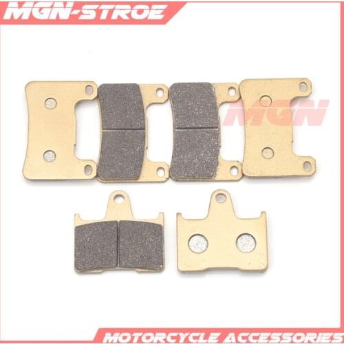 Motorcycle Front Rear Brake Pads for GSXR600/750 K4 2004-2005 GSXR1000 K5 2005-2006