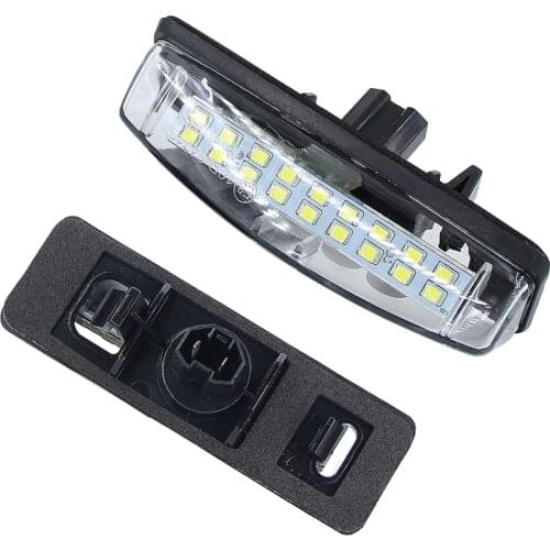 2Pcs CanBus No Error License Plate Lights For Mitsubishi Colt plus Grandis 2003~ OEM#: 8127130290 Number lamp