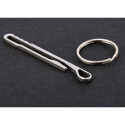 EDC outdoor Camping equipment Gear stainless steel Keyring Belt Clip Key Organizer MultiFunction Pocket Tool hanging buckle J066