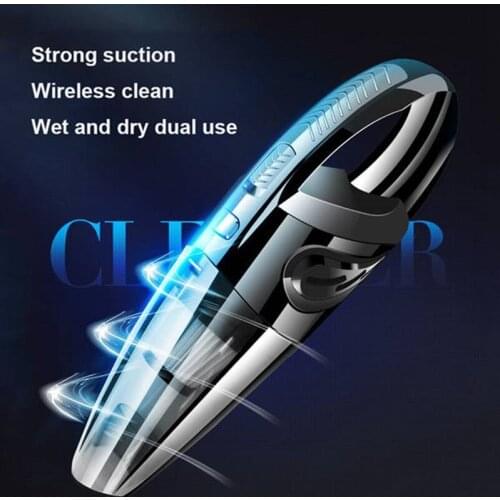 Handheld Vacuum Cordless,Powerful Cyclone Suction Portable Rechargeable Vacuum Cleaner With Carrying Bag,Quick Charge Wet Dry