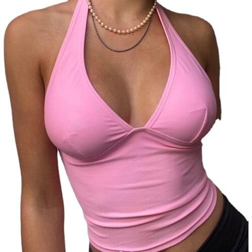 Sexy Off Shoulder Top Ladies 2021 Club Party Outfits Sheath Pure Sleeveless Bare Back Sexi Women Summer Crop Top