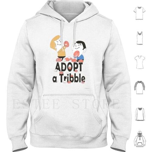 Adopt A Tribble Hoodies Long Sleeve Star Rbpartnerprogram Startrek Theoriginalseries Tribble Kirk Cute Star Spock