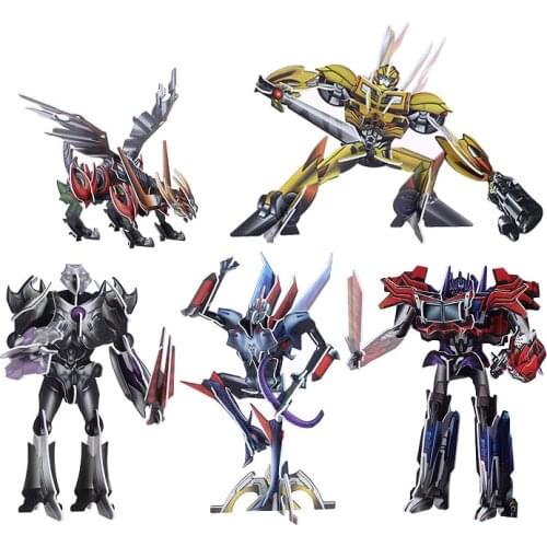 TAKARA TOMY Optimus Prime Megatron Starscream Bumblebe Shockwave Three-dimensional Puzzle