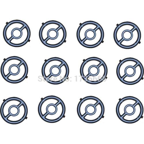 12PCS Engine Oil Cooler Seal Gasket LF0214700 For Mazda For Ford 1S7Z6A642AAA
