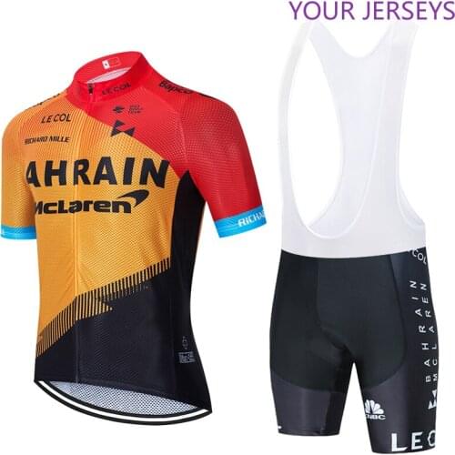 2022 TEAM BAHRAIN cycling jersey 20D bike Shorts set mtb Ropa mens summer quick dry pro BICYCLING shirts Maillot Culotte wear