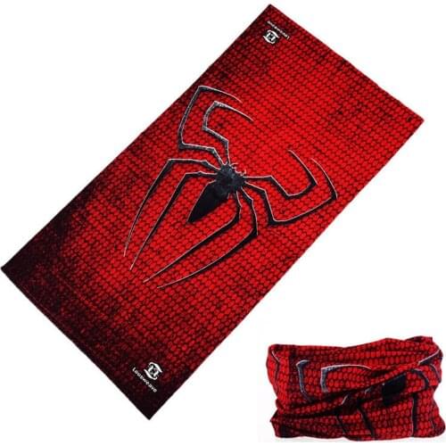 3D Print Spider Magic Seamless Bandanas Buffe Luxury Brand Head Scarf braga cuello Women Men Outdoor Sports Bandana Mask Hijab