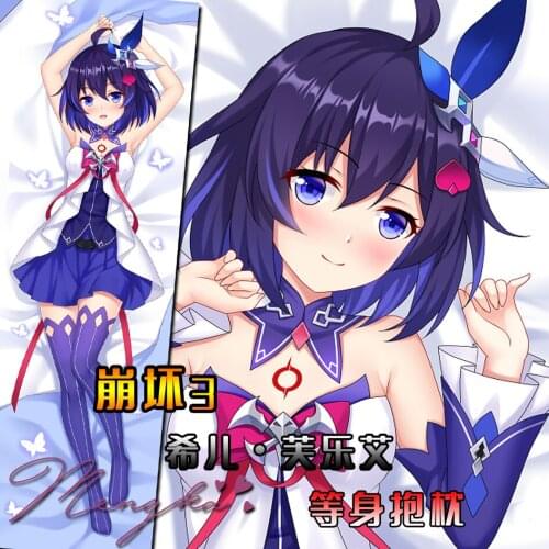 Anime Honkai Impact 3 Seele Vollerei Sexy Dakimakura Hugging Body Pillow Case Otaku Bedding Throw Pillow Cushion Pillow Cover