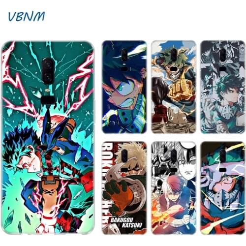 Anime My Hero Academia Soft Rubber TPU Silicone Phone Back Case For OnePlus One Plus 1+ 8 7T 7 Pro 6 6T 5 5T 3 3T Coque Cover