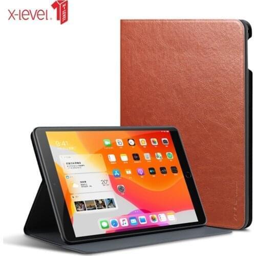 X-Level Business Cases for Apple iPad Air 4 10.9 2020 10.2 Pro 11 Air3 10.5 mini 1 2 3 4 5 PU Leather Sleep Smart Cover Case