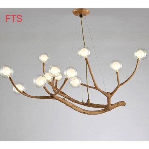 Homestay chandeliers personality creative hotel lobby art cafe exhibition hall hotel inn simulation tree chandeliers