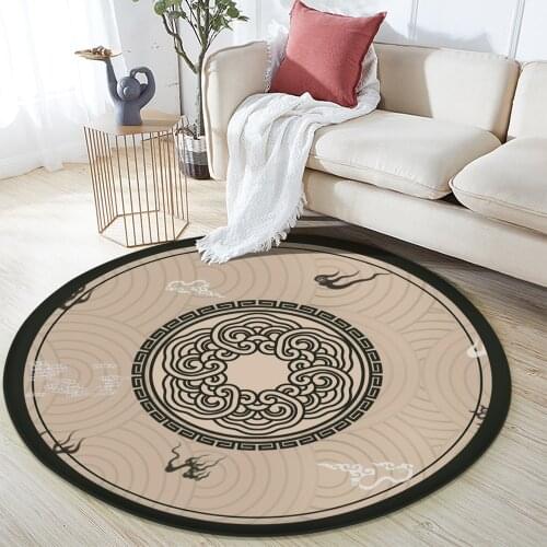 Hot Sale Chinese Classical Carpet Living Room Carpet Bedroom Bedside Blanket Tea Table Household Modern Simple Korean Floor Mat