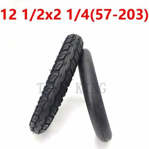 Good Quality 12 1/2X2 1/4 ( 57-203 ) Inner and Outer Tyre 12.5 Inch INNOVA Tire for Gas&Electric Scooters E-Bike Baby Carriage