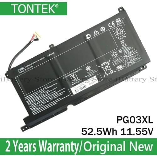 Genuine PG03XL Battery For HP Pavilion 15-DK 15-dk0125TX 15-AP012DX 831758-005 831532-422 HSTNN-DB9G L48495-005 PG06XL Original