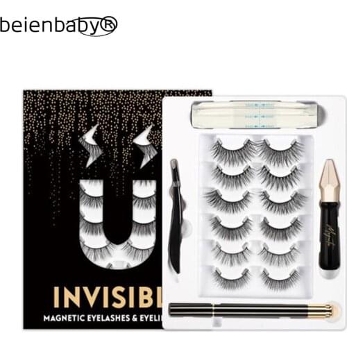 Invisible Magnetic False Eyelashes Set Tweezers Eyelashes