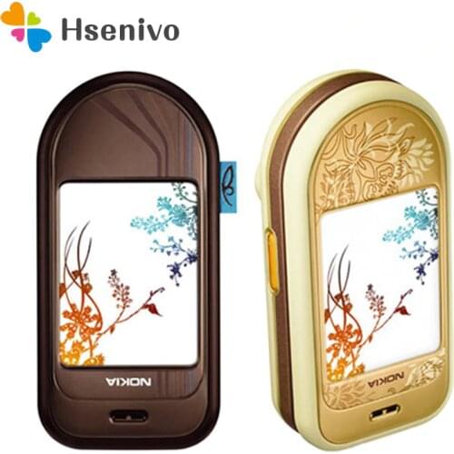 7370 Original Unlocked Nokia 7370 mobile phone Bluetooth Camera Vedio FM Classic Cheap Cell phone refurbished 1 year warranty