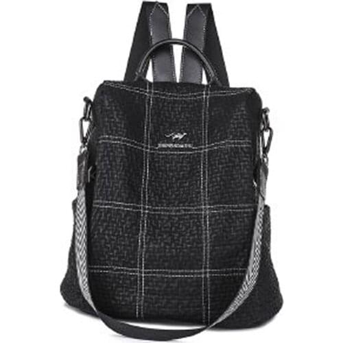 2021 new womens bags high quality leather PU fashion girls backpack large capacity girl student backpack anti-theft backpack