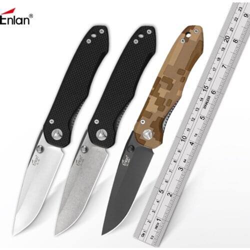 Enlan EL-06 Outdoor Folding Knife 8CR13MOV Steel Blade Camping Hunting Fishing Survive Tactics Portable Pocket Knives EDC Tools