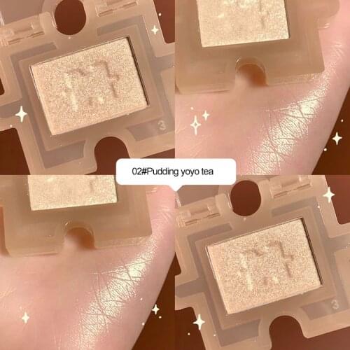 7 Colors Highlighter Powder Glitter Palette Makeup Glow Face Contour Shimmer Illuminator Ginger Highlight Cosmetics TSLM1