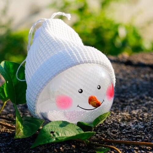 Foam Balls Natal Happy New Year 2021 Noel Snowman Ball Bauble Pendant Xmas Kerst Tree Ornaments Christmas Decorations for Home