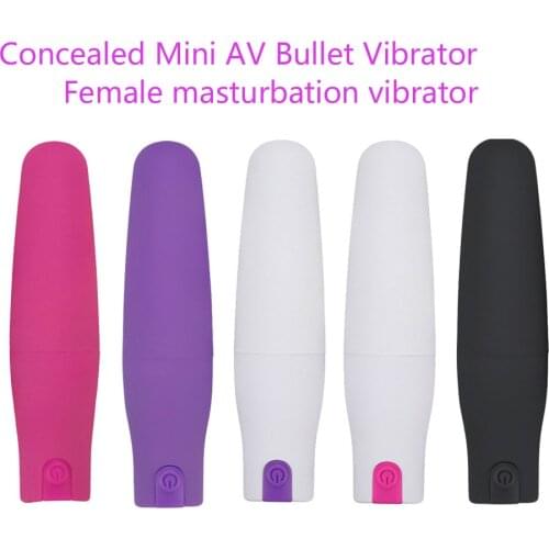 Hidden USB Charging Mini AV Bullet Vibrating Egg Female Masturbator Vibrator Male and Female Couple Sex Toys Female Sex Toys