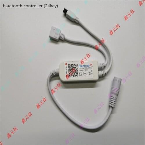 Bluetooth LED controller 24key LED mobile phone APP RGB control Light strip controller DC5-24V dimmers