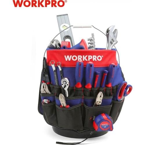 WORKPRO 5 Gallon Bucket Tool Organizer Bucket Boss Tool Bag (Tools Excluded)