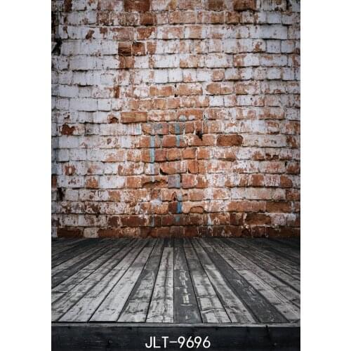 Old Brick Wall Photography Backdrops Wooden Floor Photo Background Vinyl Cloth 3D Customize Backgrounds for Photo Studio