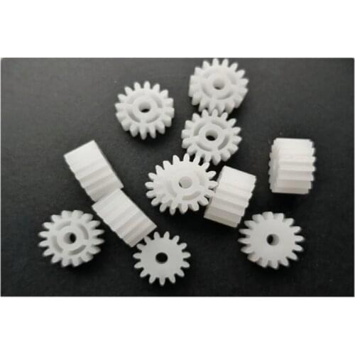0.5M 16T 18T Plastic Gears 2/3mm DIY Motor Straight Gear