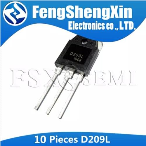 10PCS D209L TO-3P D209 TO-247 209L 2SD209L Switching transistor, power supply control IC