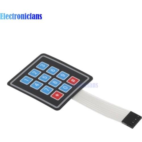 3*4 Matrix Array/Matrix Keyboard 12 Key Membrane Switch Keypad For Arduino Newest