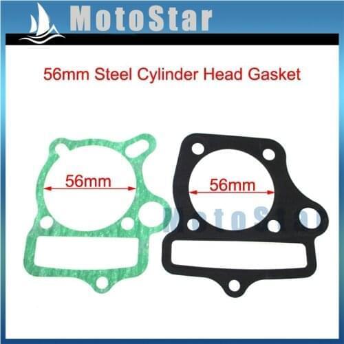 56mm Steel Cylinder Head Gasket For Chinese YinXiang YX 140cc Oil Cooled 1P56FMJ Engine Pit Dirt Trail Bike ATV Quad 4 Wheeler