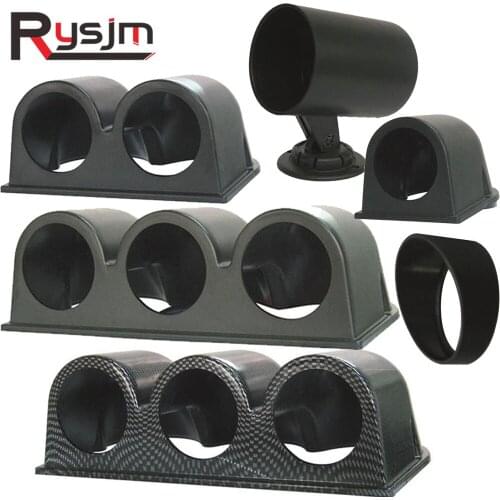 2inch 52mm Car Gauge Pod Mount Holder Universal Black Single Double Triple Meters Holder for Left Right Drive Car Styling Side